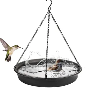 Vogelfutterspender Zum Aufhängen Hängende Vogeltränke Futterschale Für Vögel Vogelhäuschen Vogelfutterstation Für Wildvögel Futterplattform Für Vögel Vogelfutterstation Mit Haken Und Kette Für Garten