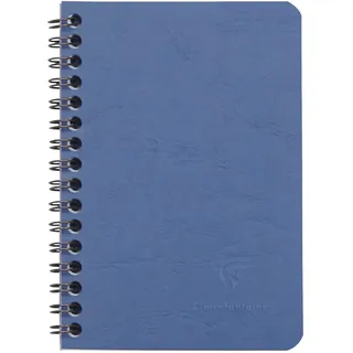 Clairefontaine Notizbuch AgeBag 9,5 x 14 cm 50 Blatt blau/kariert