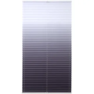 Plissee LIEDECO "Farbverlauf" Gr. 3, grau, B:75cm H:130cm, Obermaterial: 100% Polyester, Plissees