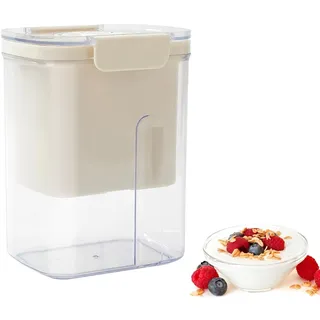Griechischer Joghurt, Joghurt Sieb mit Deckel, Yogurt Strainer,Molketrenner | für Die Herstellung von Dickflüssigem Joghurt Nach Griechischer Art