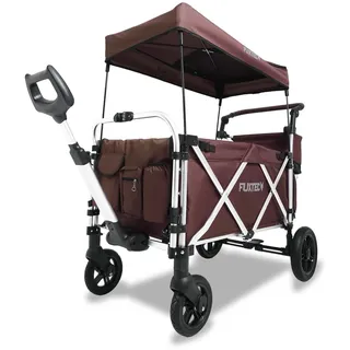 FUXTEC Fuxlife Luxus Bollerwagen FX-CTL950 Braun