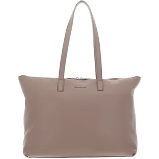 Mandarina Duck Shopper Mellow Leather PC FZT54 Warm Taupe Nude Damen