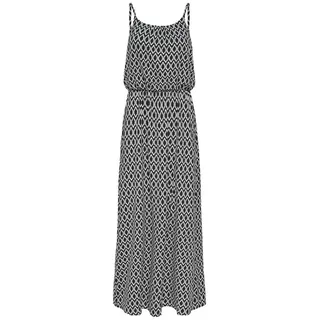 Only Kleid Maxi schwarz/weiß 36