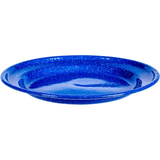 CAO Einweg-Teller, emailliertes Blech, Blau, 2,7 cm