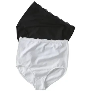 Envie de Fraise Umstandsslip nahtlose Umstands-Slips mit hoher Taille 2er-Pack schwarz 36/38