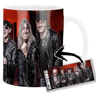 Scorpions Klaus Meine Rudolf Schenker Tasse Keramikbecher Mug
