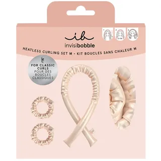 Invisibobble GIFT SET Normal Curl M - Locken ohne Hitze Heatless Curl Set I Lockenwickler Ohne Hitze Rutschfest I Heatless Curls Band Samt über Nacht I Hair Curler für mittleres-langes Haar