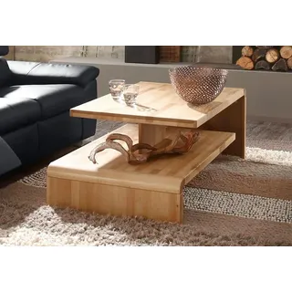 Couchtisch HOME AFFAIRE, beige (kernbuche), B:110cm H:45cm T:66cm, Tische, Couchtisch Eckige Couchtische Holz-Couchtische