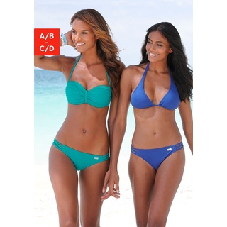 Triangel-Bikini-Top »Happy«, im schlichten Design, Gr. 34 - Cup A/B, blau, , 498310-34 Cup A/B