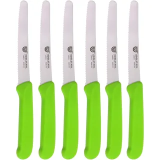 Gräwe Tafelmesser Messerset 21 cm 6-tlg. Grün