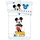 Jerry Fabrics Disney Kinderbettwäsche Mickey Maus blauen Streifen Bettdecke 135 cm Kopfkissen 40 60 cm Baumwolle