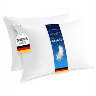 40x80 cm Federkissen Kissen Feder Daunenkissen Kopfkissen 600g weiß - Weiß