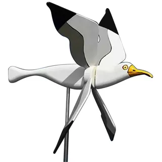 MONOJLY Asuka-Serie, Möwen, Whirligig, Windmühle, Gartenstecker, Fliegender Vogel, Windspiel