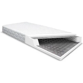 Federkernmatratze ADAMO 160 x 200 cm Bonell H3 mittelfest 17 cm wendbar antiallergisch Produktbeschreibung