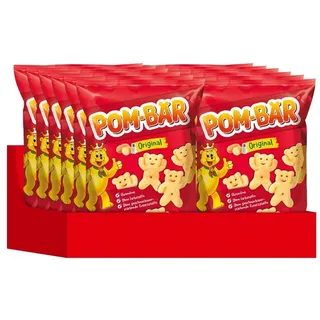 Pombär Original - Knabber Snack Teddies - Knabbergebäck - 12 Tüten je 30 Gramm