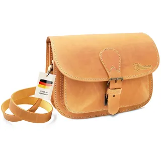 Thielemann Handtasche Damen San Francisco Made in Germany, aus extra starkem Leder Tasche zum Umhängen, Crossbody Bag Frauen, Umhängetasche Vintage - "San Francisco" Gr. M