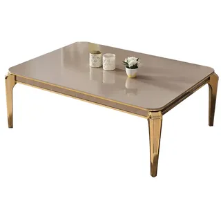 Wohnzimmertisch Sofatisch Beistelltisch Couchttisch Wohnzimmer Gold