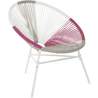 Beliani Acapulco Gartenstuhl 76 x 76 x 85 cm mehrfarbig