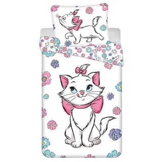 Jerry Fabrics Marie Cat Floral 140 x 200 cm + 70 x 90 cm