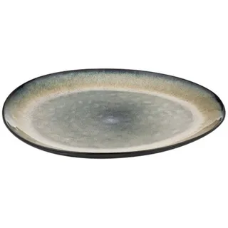 Ladelle Servierteller Fusion mokka Servierteller 35.5cm, Keramik, (Servierteller) braun
