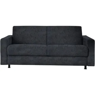 Bali Schlafsofa BALI "Messina", anthrazit, B:195cm H:84cm T:100cm, 100%Polyester, Sofas, Schlafsofa, Dauerschläfer in 140 und 160er Breite. 3 Matratzen zur Auswahl