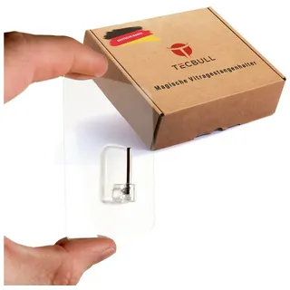 TECBULL Gardinenstangenhalter Magische Vitragestangen Halter, Fenster Gardinenstangen Haken, Gardinenstangen, Vitragestangen. Fenster Gardinen Stangen, Scheibengardinen Stangen, (6-St), für ausziehbare Vitragestangen, Scheibengardinen Stangen weiß