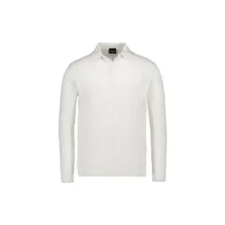 Strellson Herren Pullover weiß unifarben, weiß, Herbst/Winter 2025/2026