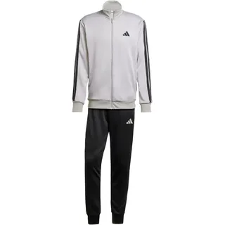 adidas 3-Streifen French Terry Trainingsanzug Grau XXL