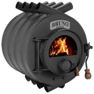 Bruno Kaminofen Bruno® Werkstattofen Mini II schwarz 9 kW Stahl A, 9 kW schwarz