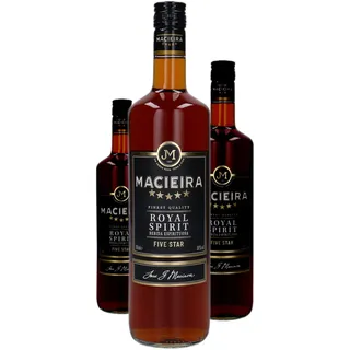 Macieira 3 x Macieira Five Star Royal Brandy 1 Liter