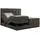 BOXSPRINGBETT 140 200 H3 Dunkelgrau