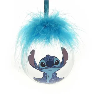 Disney Stitch Weihnachtskugel Mit Federn Baumschmuck Christbaum Deko