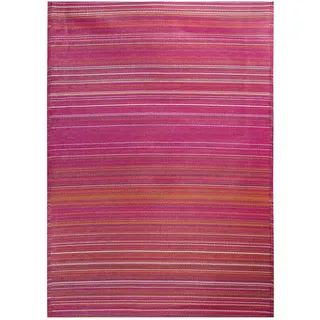 Teppich Jakinta aus Polypropylen gefertigt, wetterfest, in Pink 230 cm | Jakintas pinke Fläche misst 160 × 230 cm und eignet sich für Gartenfeste. Nach Gebrauch ist die Reinigung mit Wasser möglich.