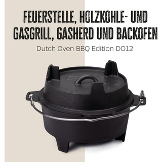 Grillfürst Bratentopf Grillfürst Dutch Oven BBQ Edition DO12