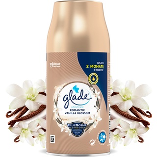 Glade (Brise) Automatic Spray Nachfüller, Raumduft, Romantic Vanilla Blossom, 4er Pack (4 x 269 ml)