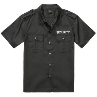 Brandit Security US Shirt Short Sleeve schwarz, Größe XL