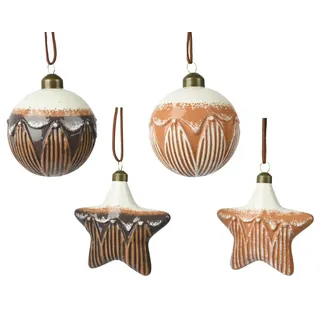 Decoris Weihnachtskugeln/sterne |  bitte wähle dein Wunschdesign aus