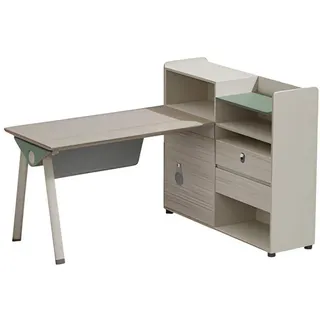 aea Schreibtisch Modern Beige / Grau