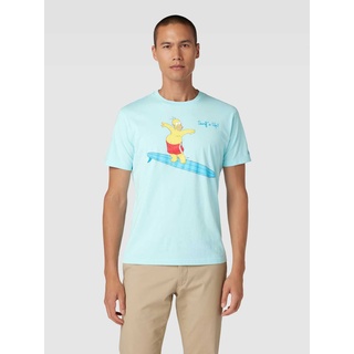 T-Shirt mit The Simpsons®-Print, Aqua, M