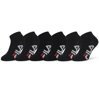 Fila JUNIOR UNISEX INVISIBLE SOCKS 6 Paar Schwarz 31-34