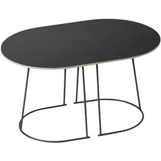 Muuto - Airy Couchtisch Small, Schwarz