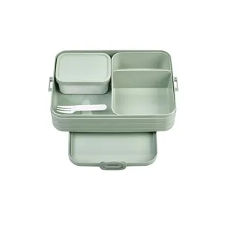 Mepal Bento-Lunchbox To Go  Take a Break , grün , Kunststoff , Maße (cm): B: 17 H: 6,5