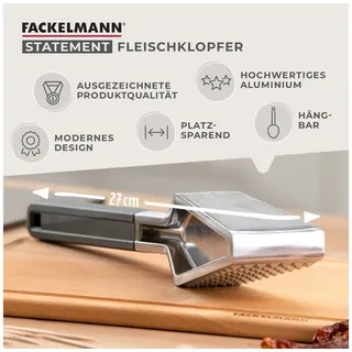 FACKELMANN Fleischklopfer Fleischklopfer, Fleischhammer, Schnitzelklopfer, Küchenhelfer