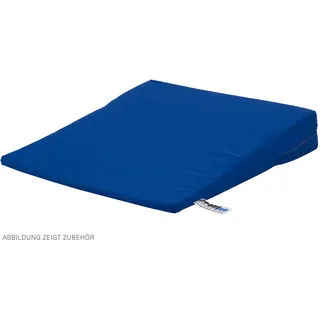 Bezug aus Baumwolle für Sitzkissen Orthopädisch Sitzkeil Keilkissen, 38x38 cm, Blau