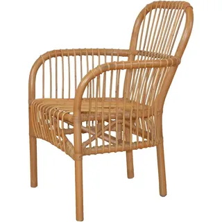 HOFMANN LIVING AND MORE Esszimmersessel (1-St), Handgeflochten orange