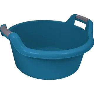 Curver Wäschewanne 27L 53,5x51x20,5cm Wäscheschüssel Wäschekorb Wäsche Waschküche blau
