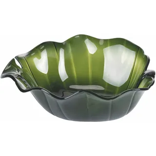 Villa d'Este Home Tivoli 2028 La Cucina Salatschüssel, Blattgrün, 32 x 29 cm, 2,2 l
