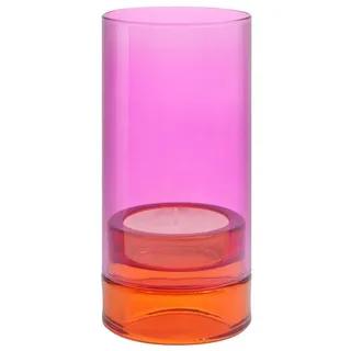 REMEMBER Windlicht LYS Glas Pink