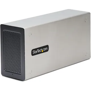 Startech StarTech.com Thunderbolt 3 PCIe Erweiterungsgehäuse, Externes Gehäuse mit zwei PCI Express Slots, PCIe Box für Laptops/Desktops/All-In-Ones, 8K/4K Ausgang über TB3/DP 1.4