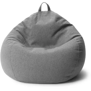 URBANARA Sitzsack 185l grau Basic-Comfort
